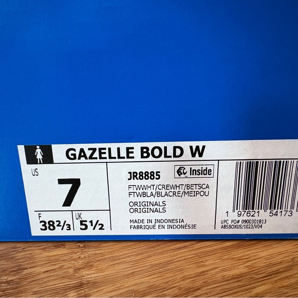 Adidas originals x Liberty London Gazelle Bold (LIKE NEW) - Picture 10 of 10